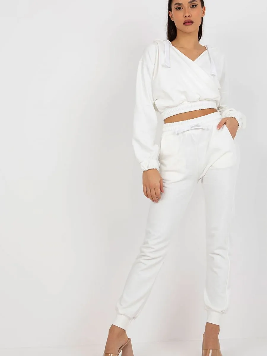 White 2 piece Moda Tracksuit Set