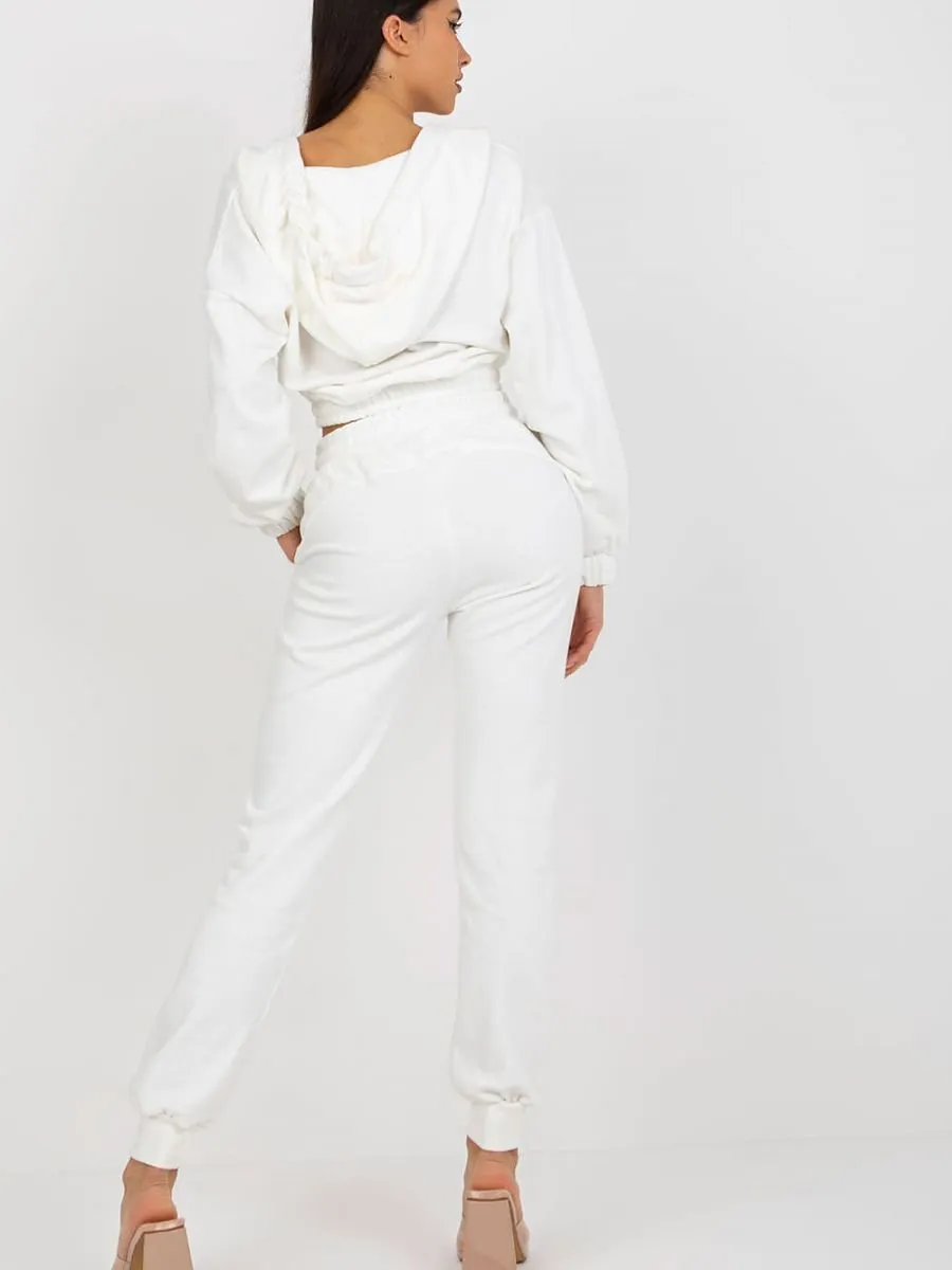 White 2 piece Moda Tracksuit Set