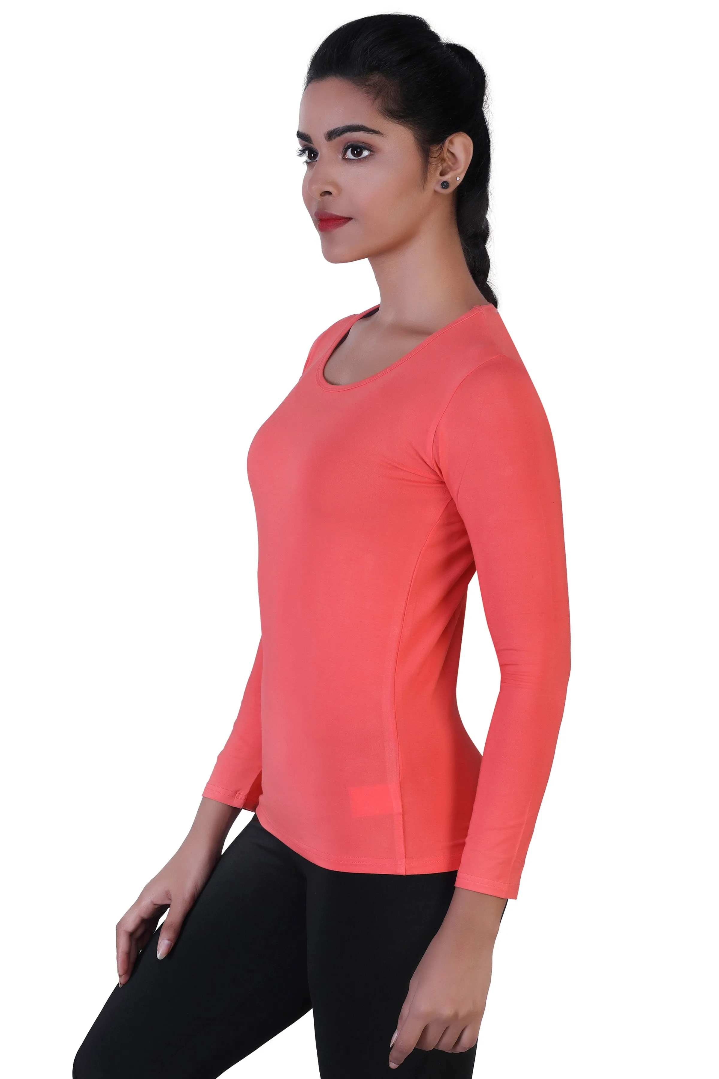 WOMEN'S ESSENTIAL BASIC LONG SLEEVES T-SHIRT