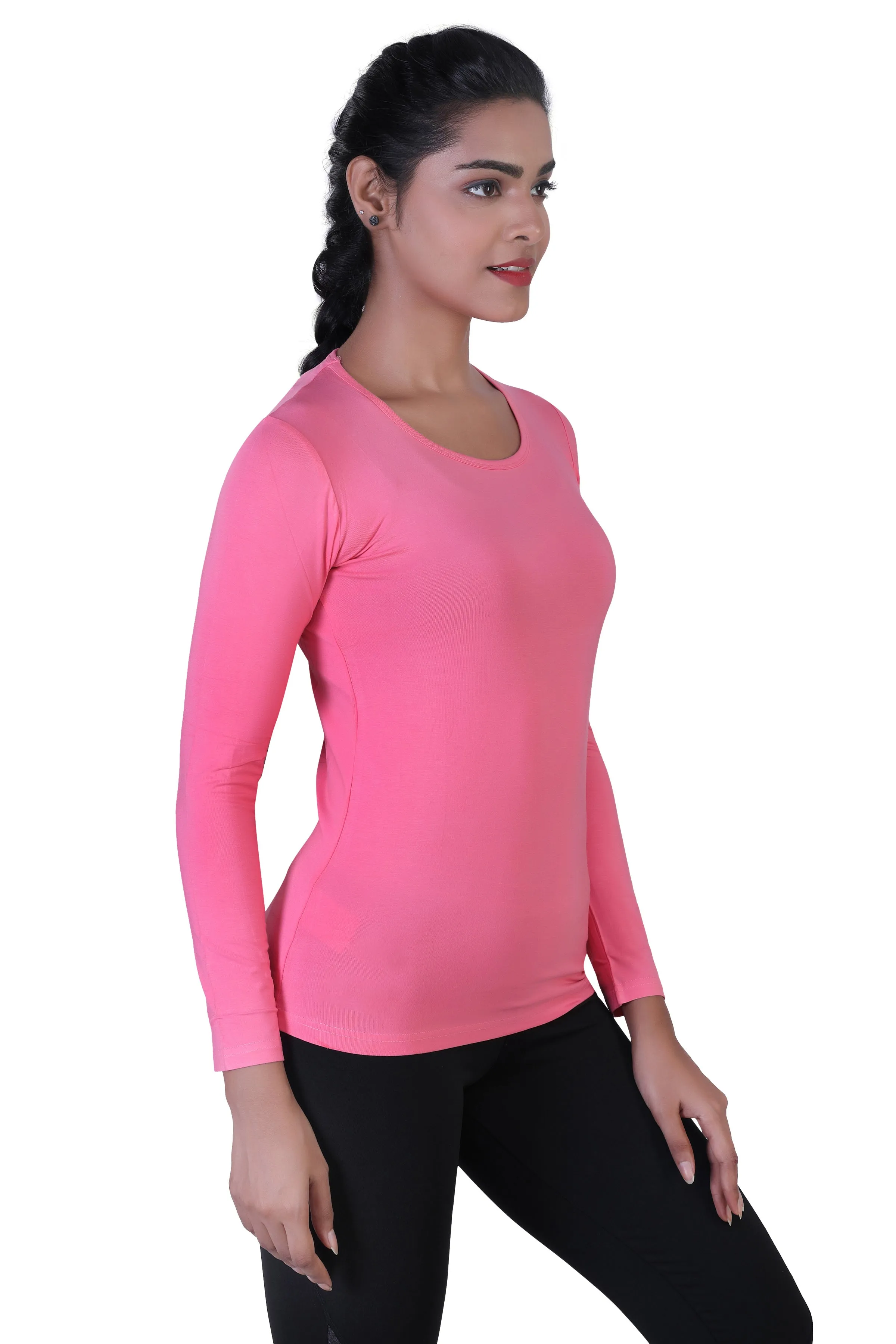 WOMEN'S ESSENTIAL BASIC LONG SLEEVES T-SHIRT