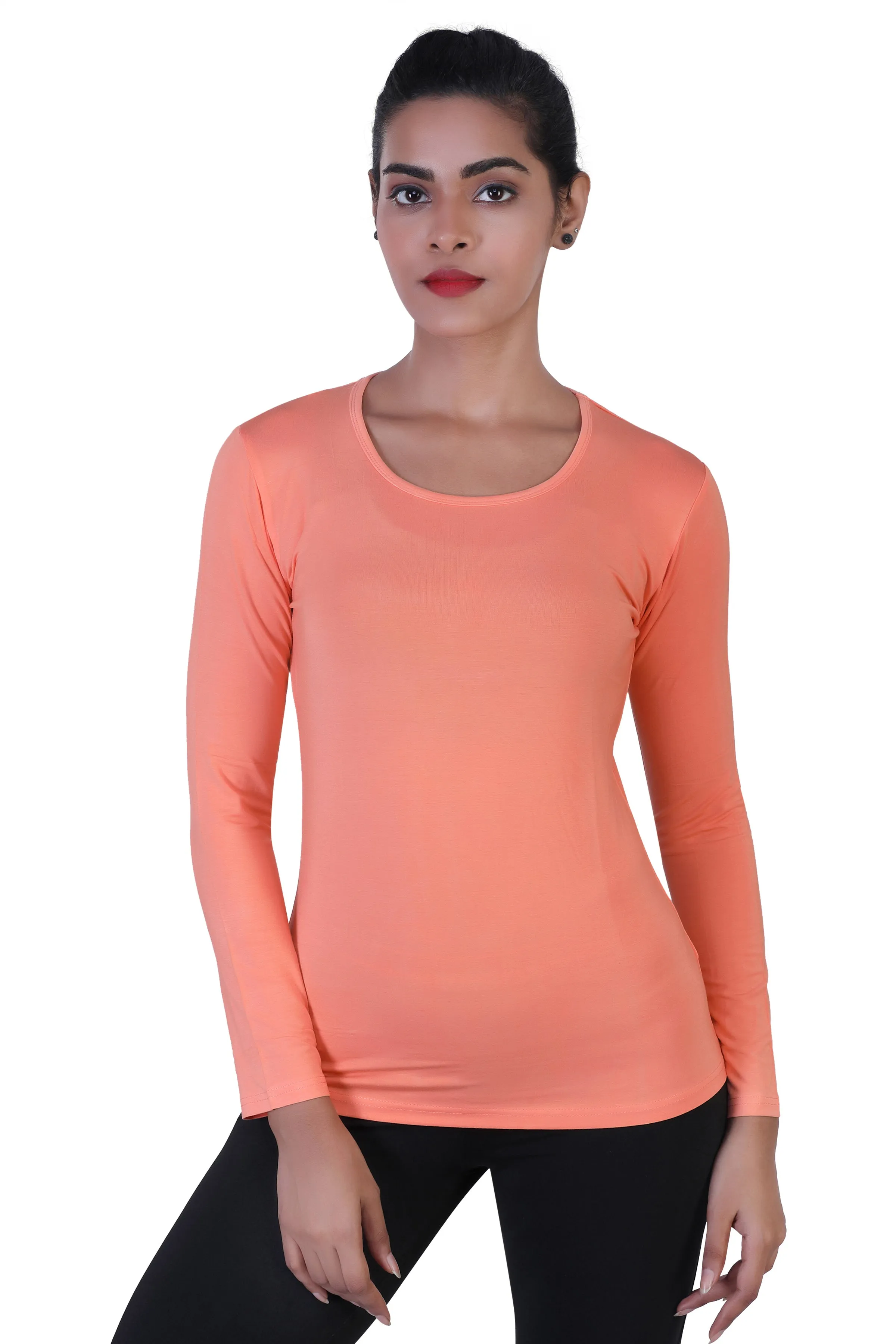 WOMEN'S ESSENTIAL BASIC LONG SLEEVES T-SHIRT