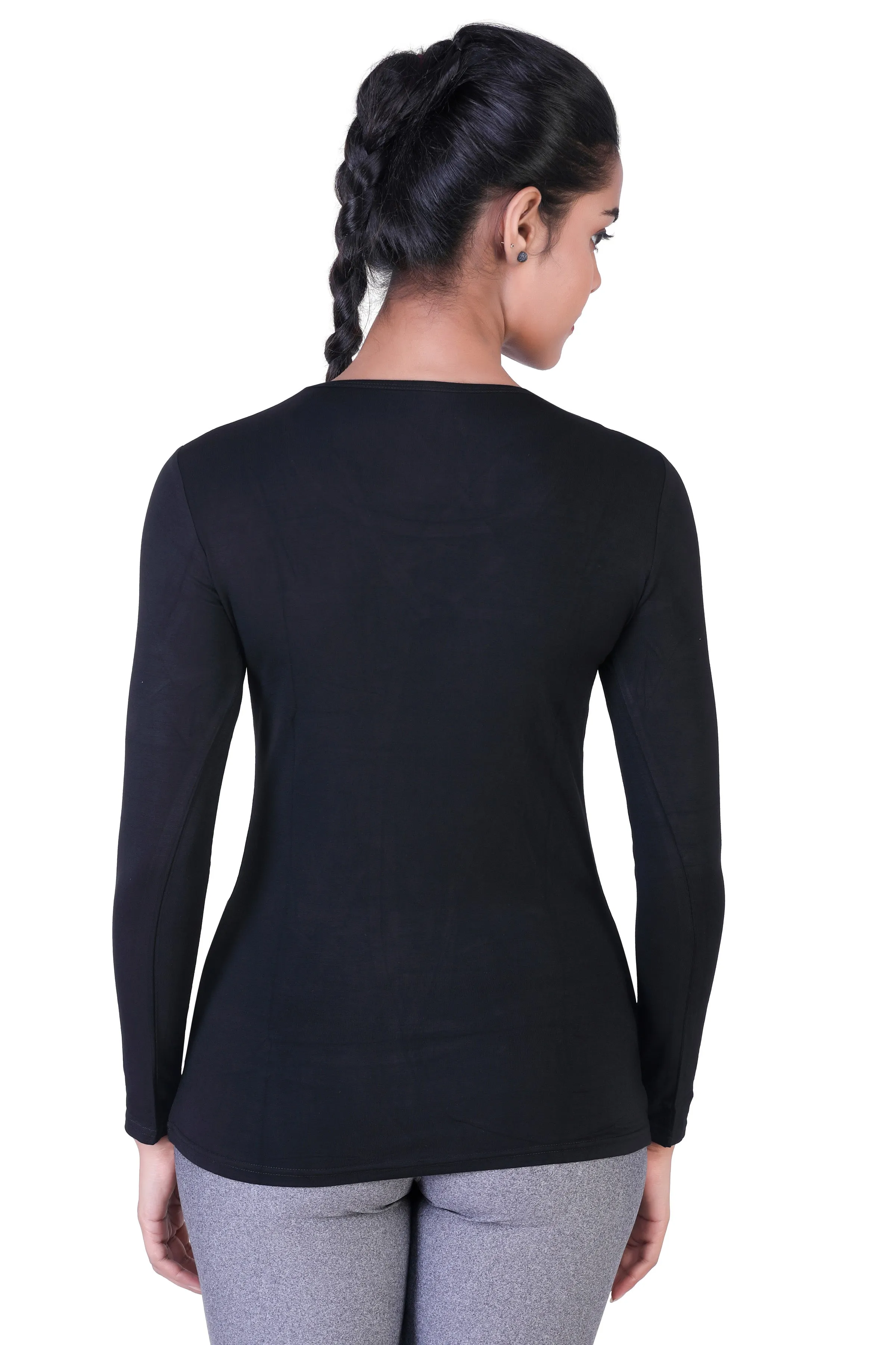 WOMEN'S ESSENTIAL BASIC LONG SLEEVES T-SHIRT