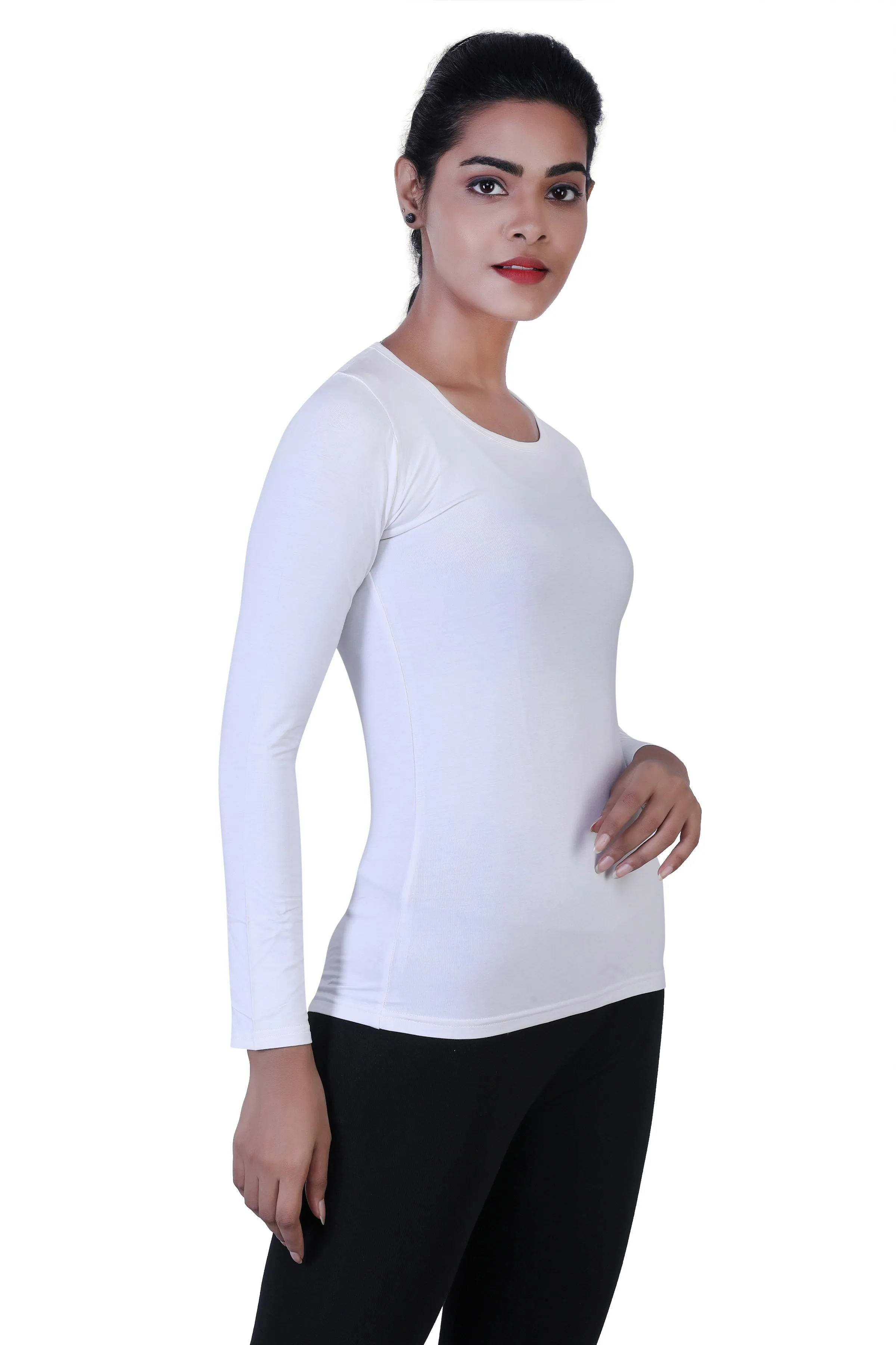 WOMEN'S ESSENTIAL BASIC LONG SLEEVES T-SHIRT