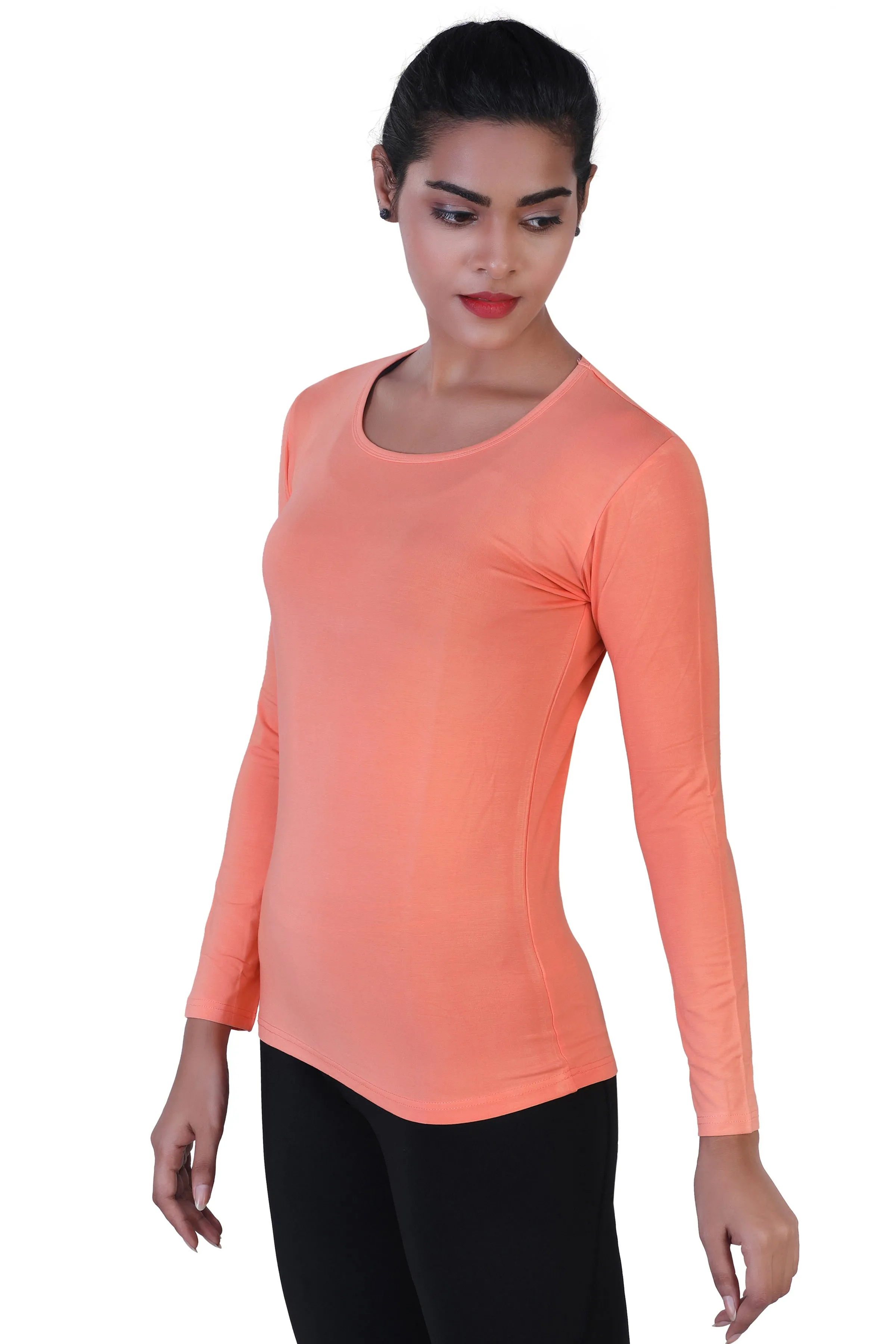 WOMEN'S ESSENTIAL BASIC LONG SLEEVES T-SHIRT