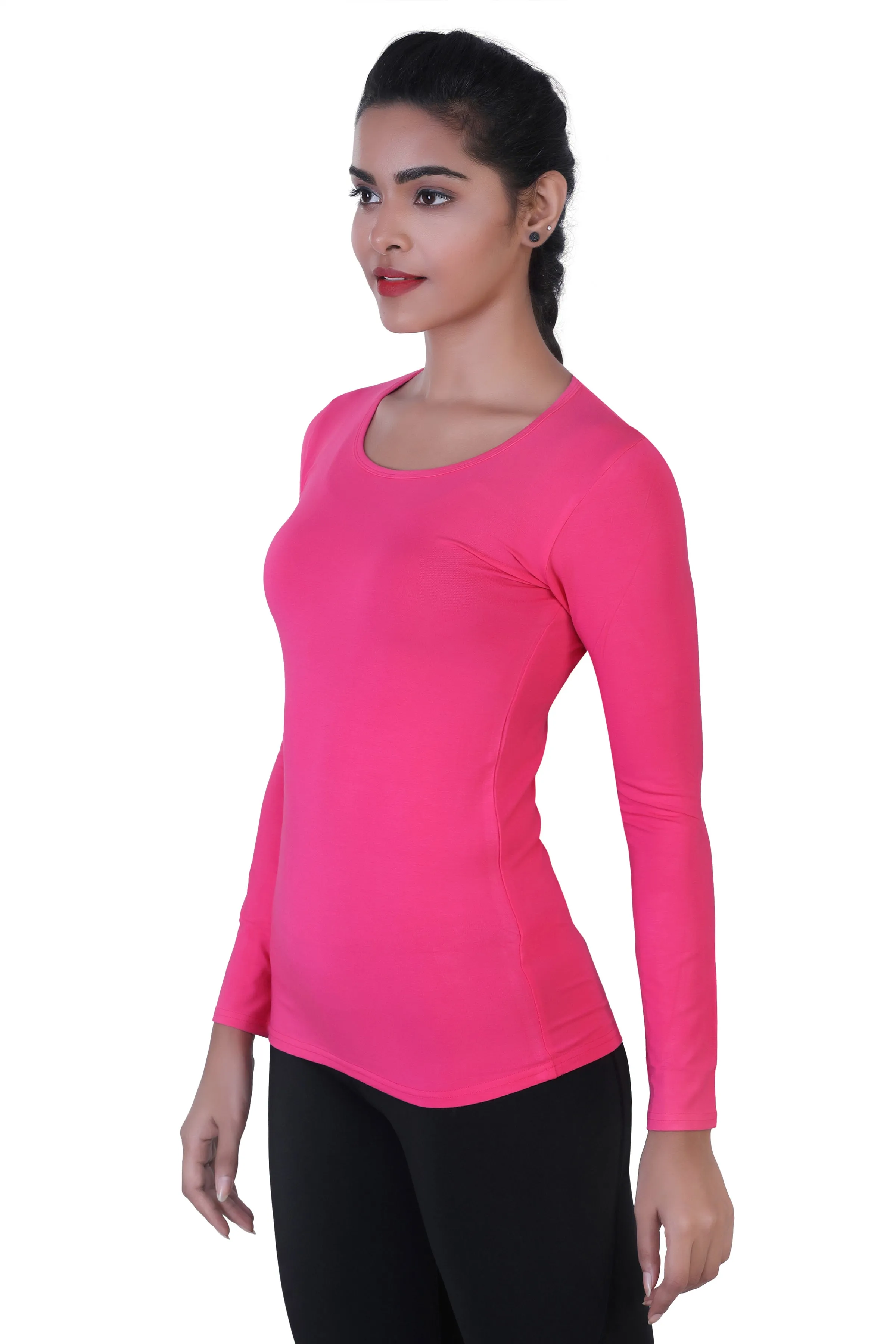 WOMEN'S ESSENTIAL BASIC LONG SLEEVES T-SHIRT