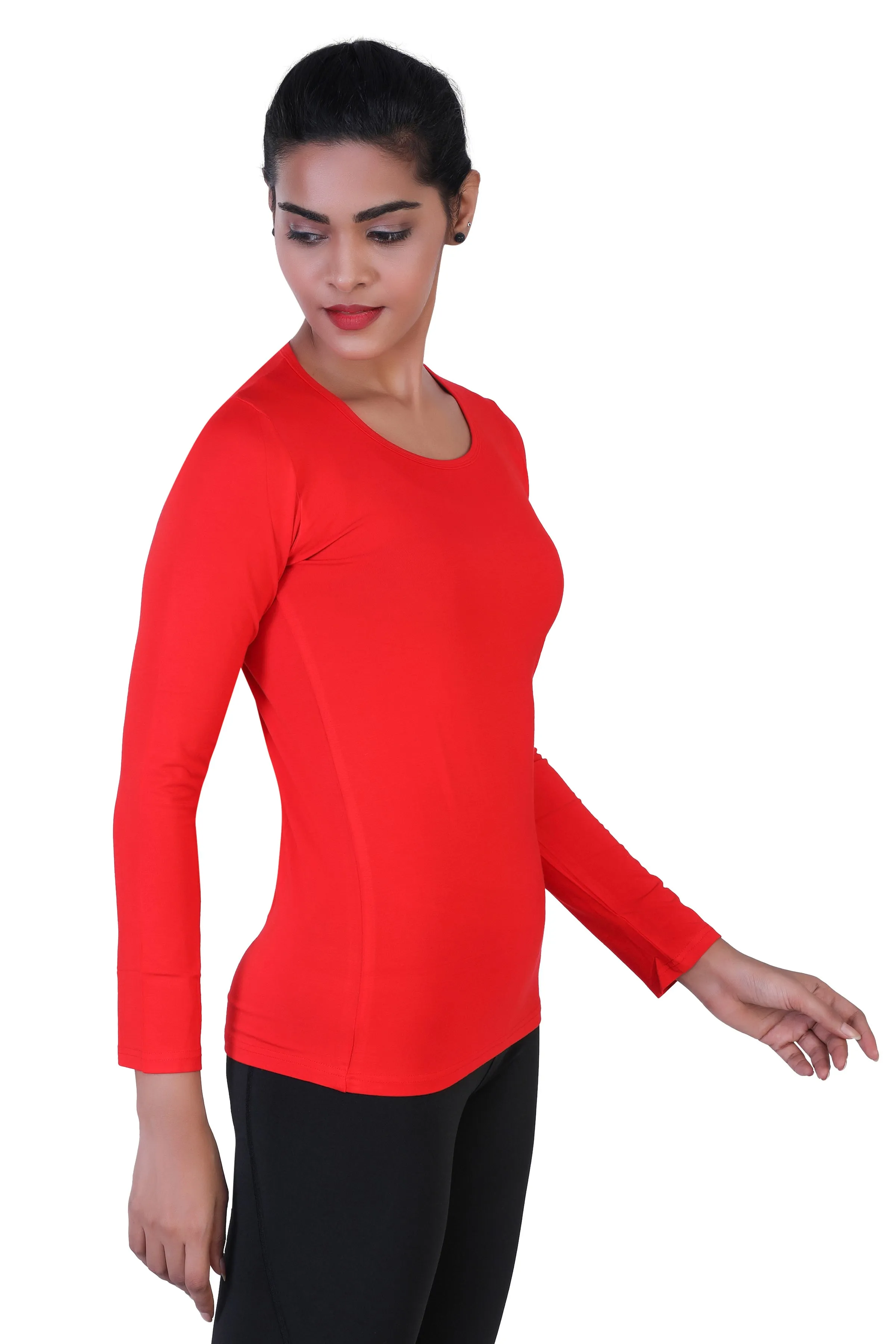 WOMEN'S ESSENTIAL BASIC LONG SLEEVES T-SHIRT