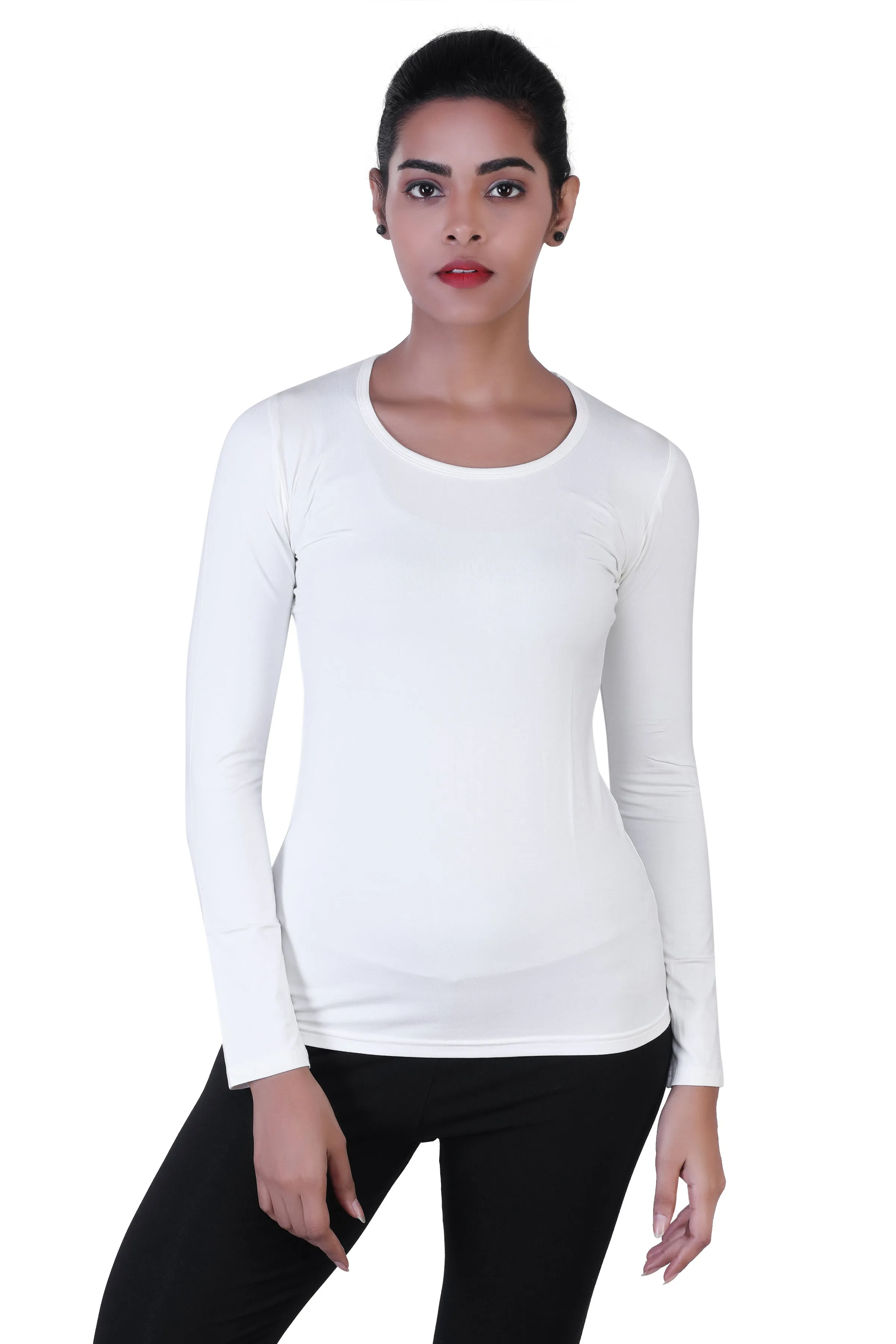 WOMEN'S ESSENTIAL BASIC LONG SLEEVES T-SHIRT