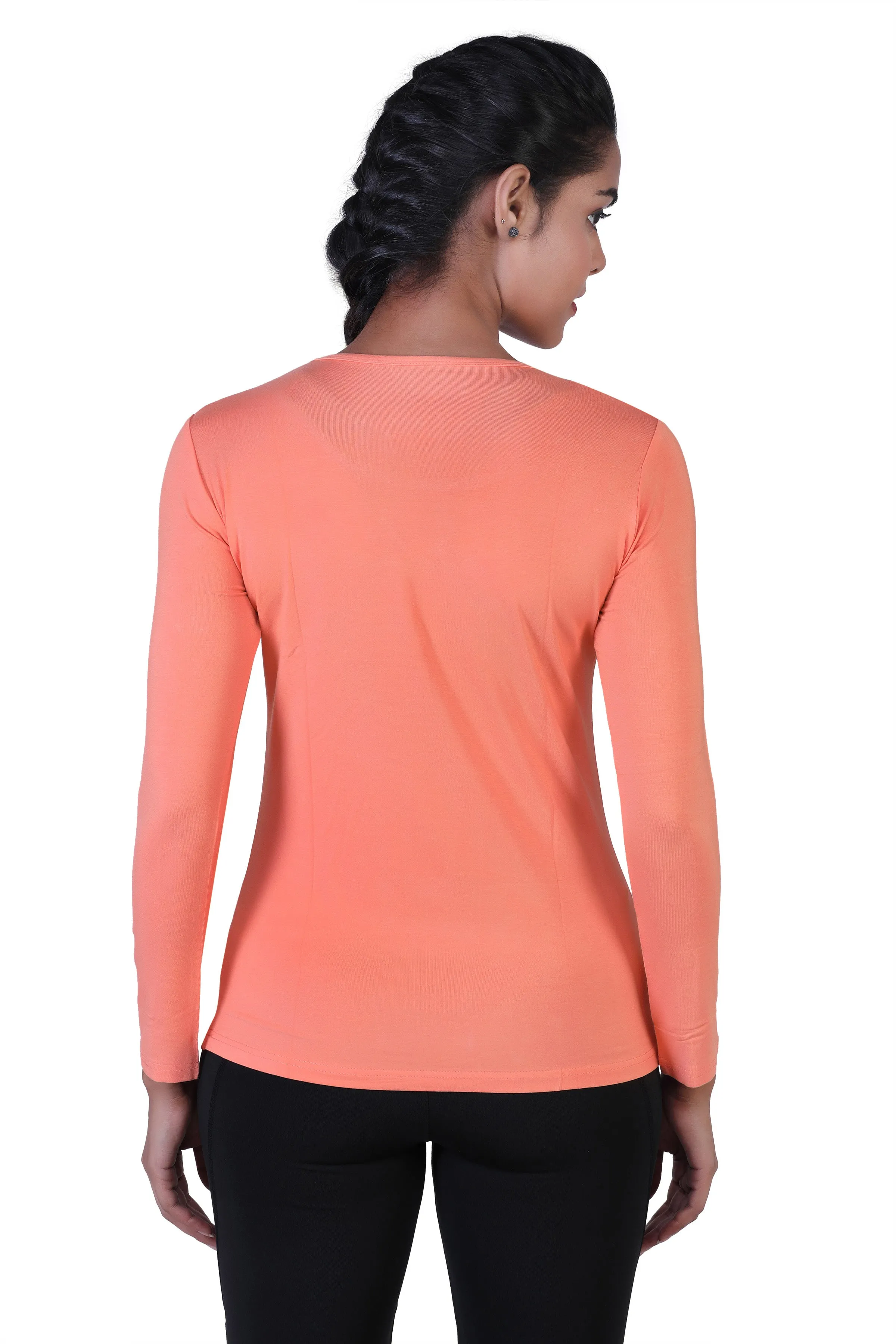 WOMEN'S ESSENTIAL BASIC LONG SLEEVES T-SHIRT