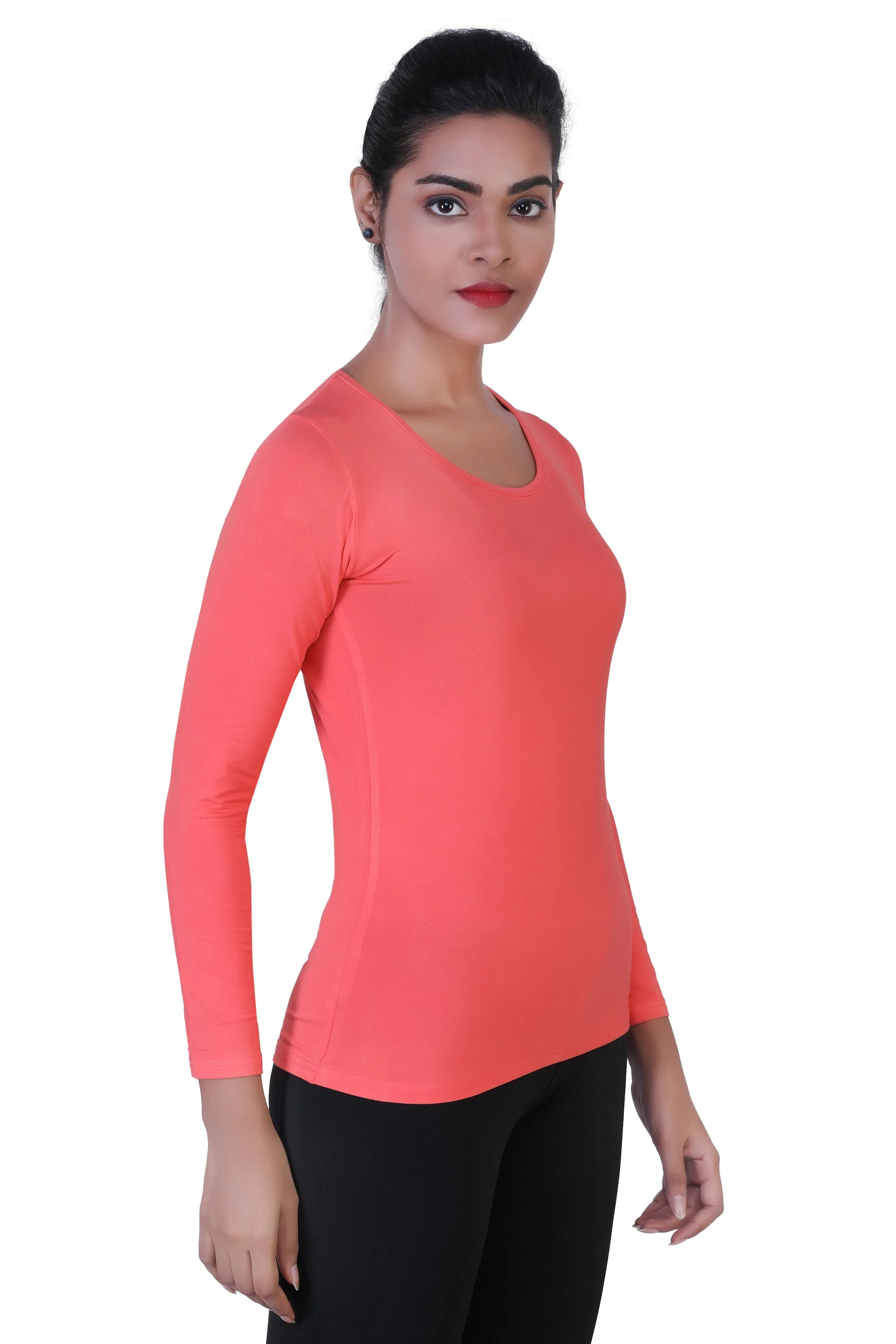 WOMEN'S ESSENTIAL BASIC LONG SLEEVES T-SHIRT