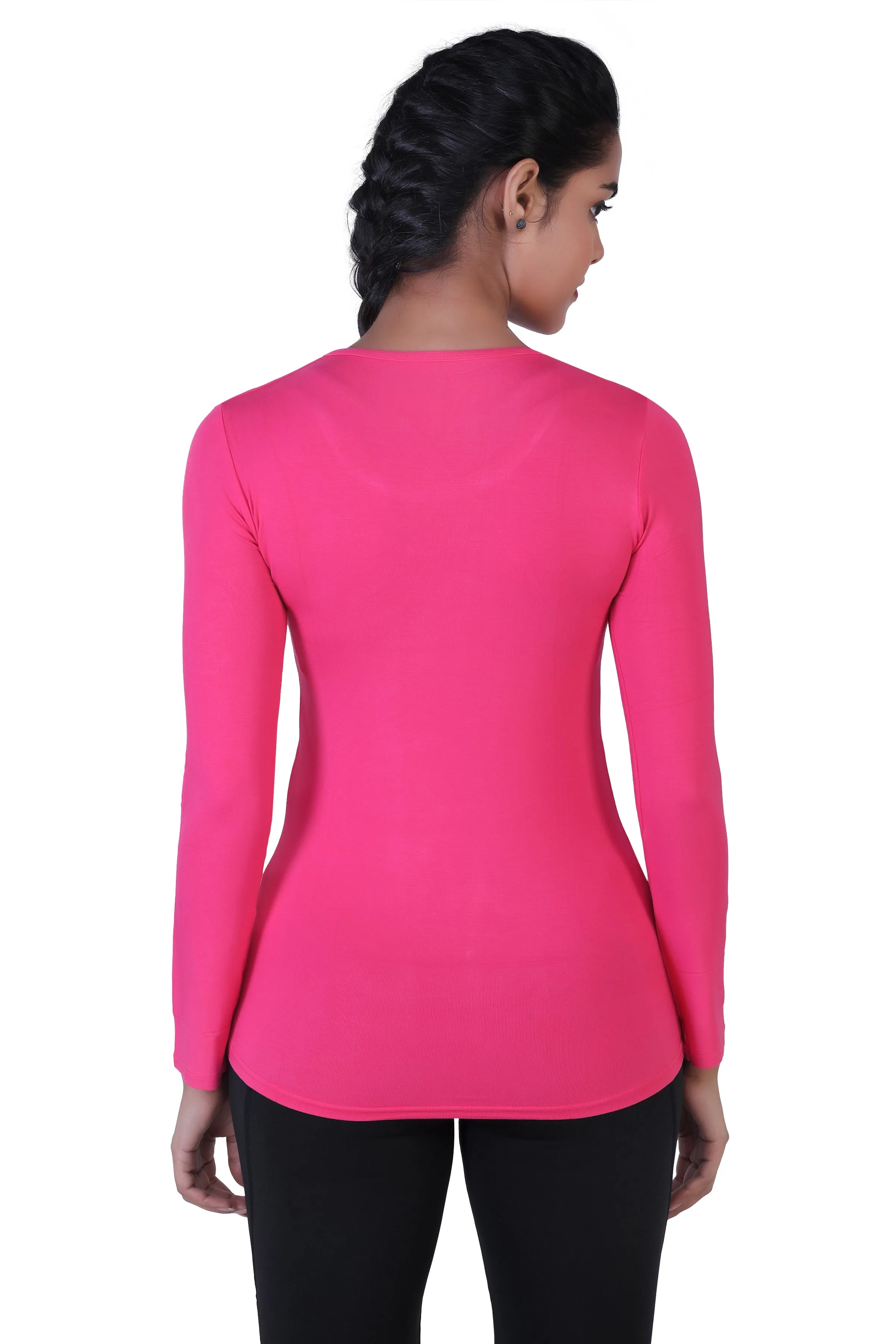 WOMEN'S ESSENTIAL BASIC LONG SLEEVES T-SHIRT