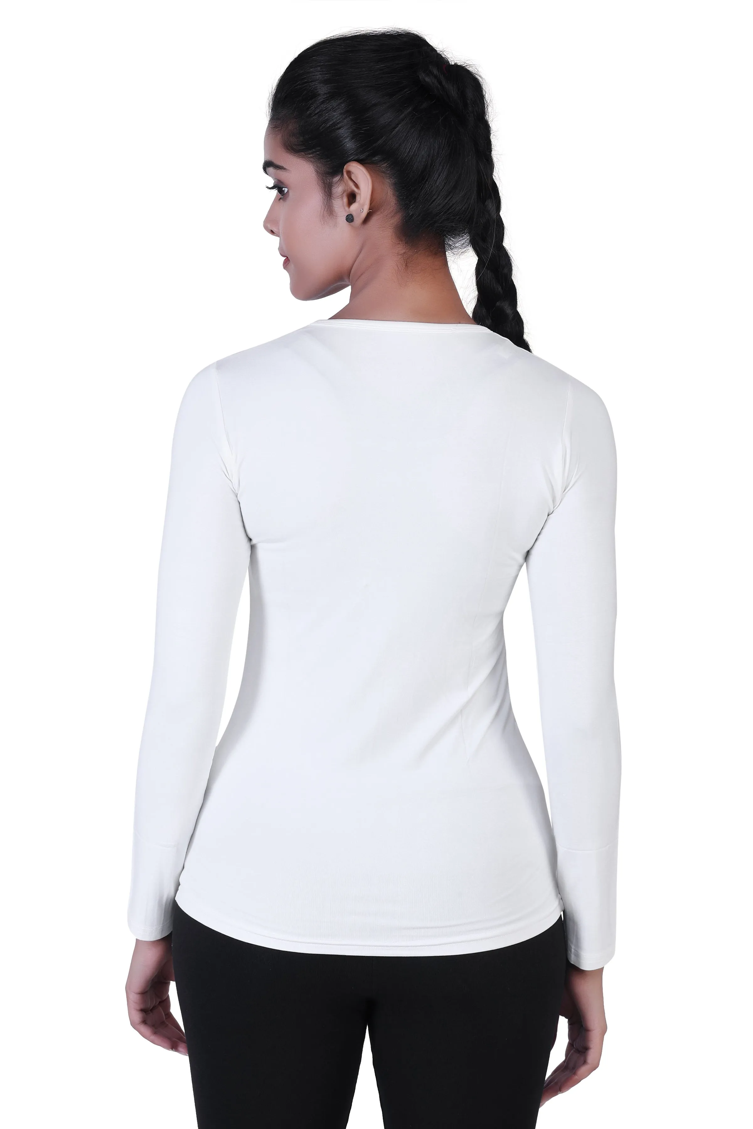 WOMEN'S ESSENTIAL BASIC LONG SLEEVES T-SHIRT