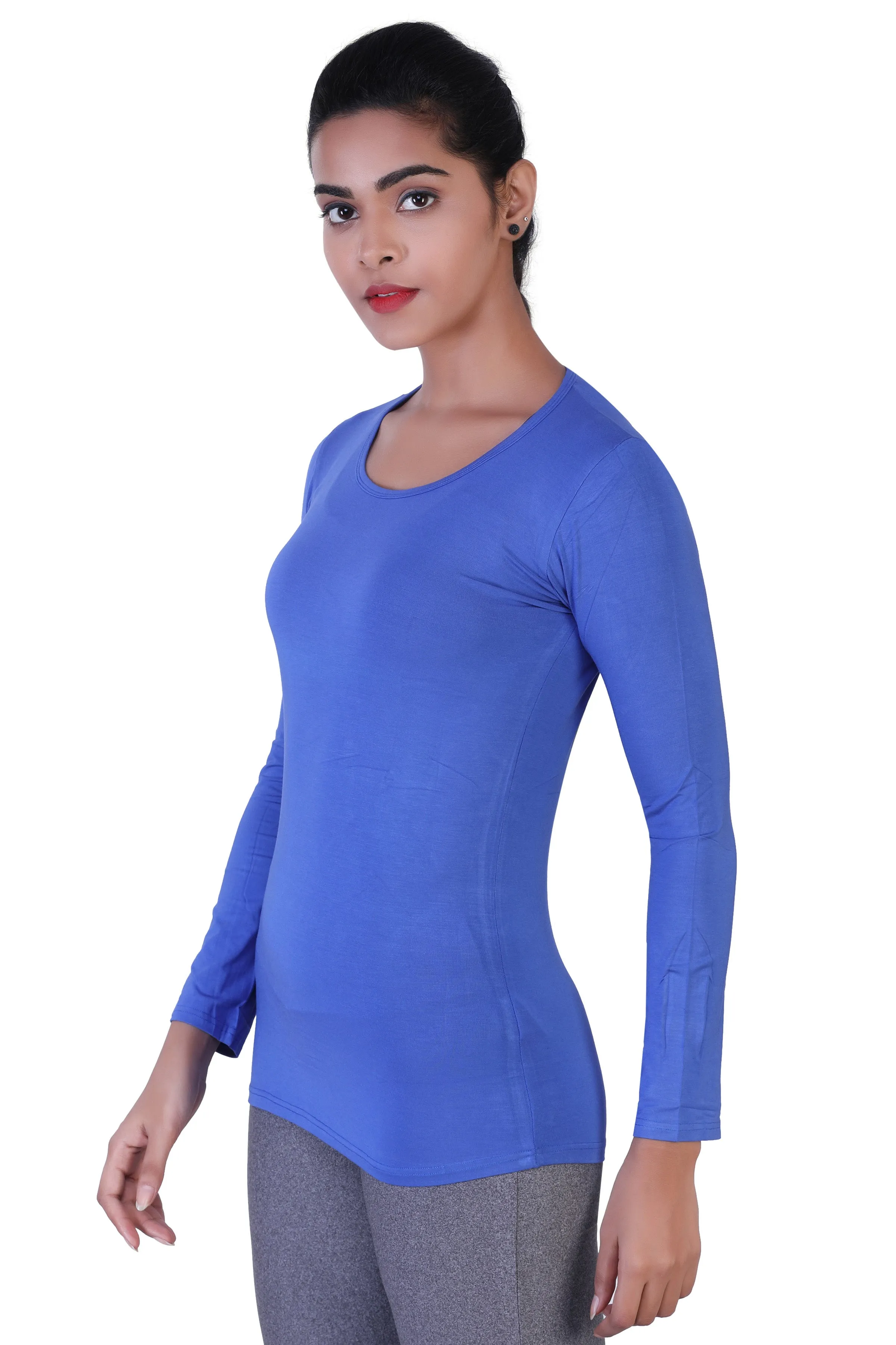 WOMEN'S ESSENTIAL BASIC LONG SLEEVES T-SHIRT