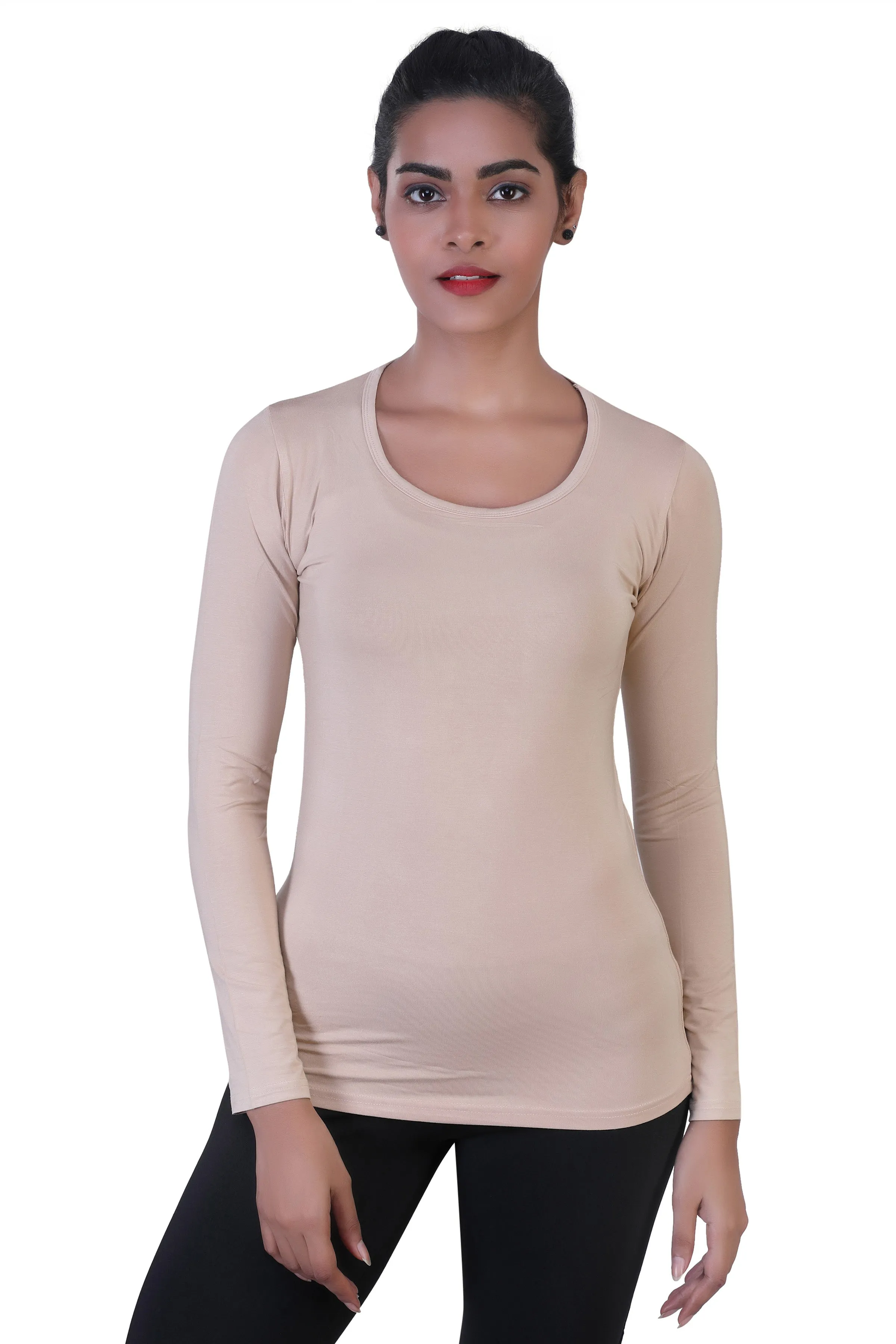 WOMEN'S ESSENTIAL BASIC LONG SLEEVES T-SHIRT