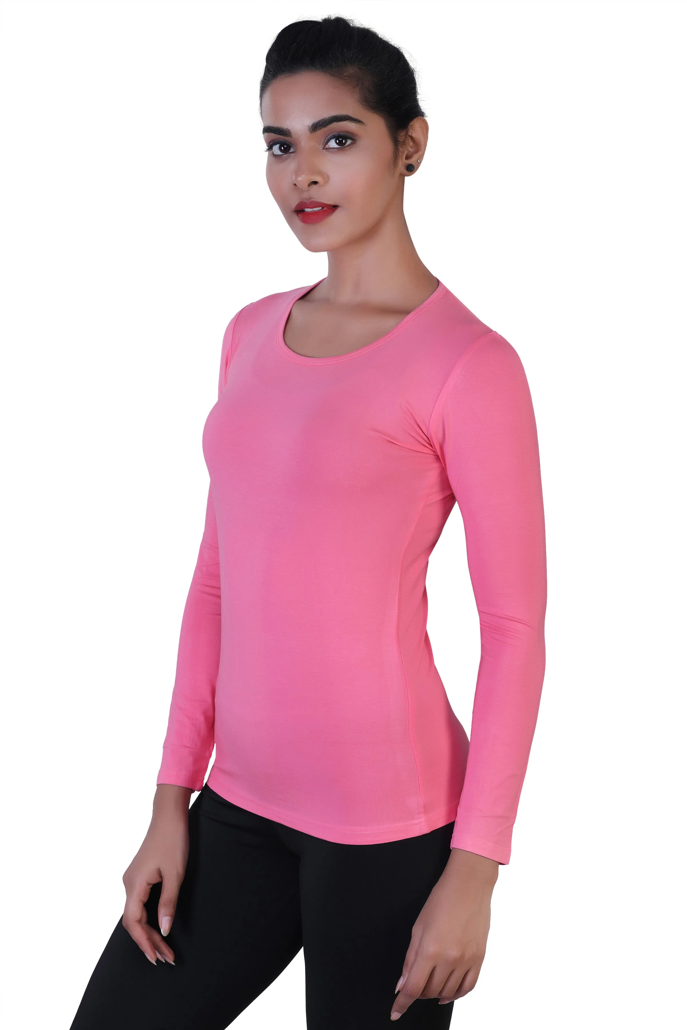 WOMEN'S ESSENTIAL BASIC LONG SLEEVES T-SHIRT