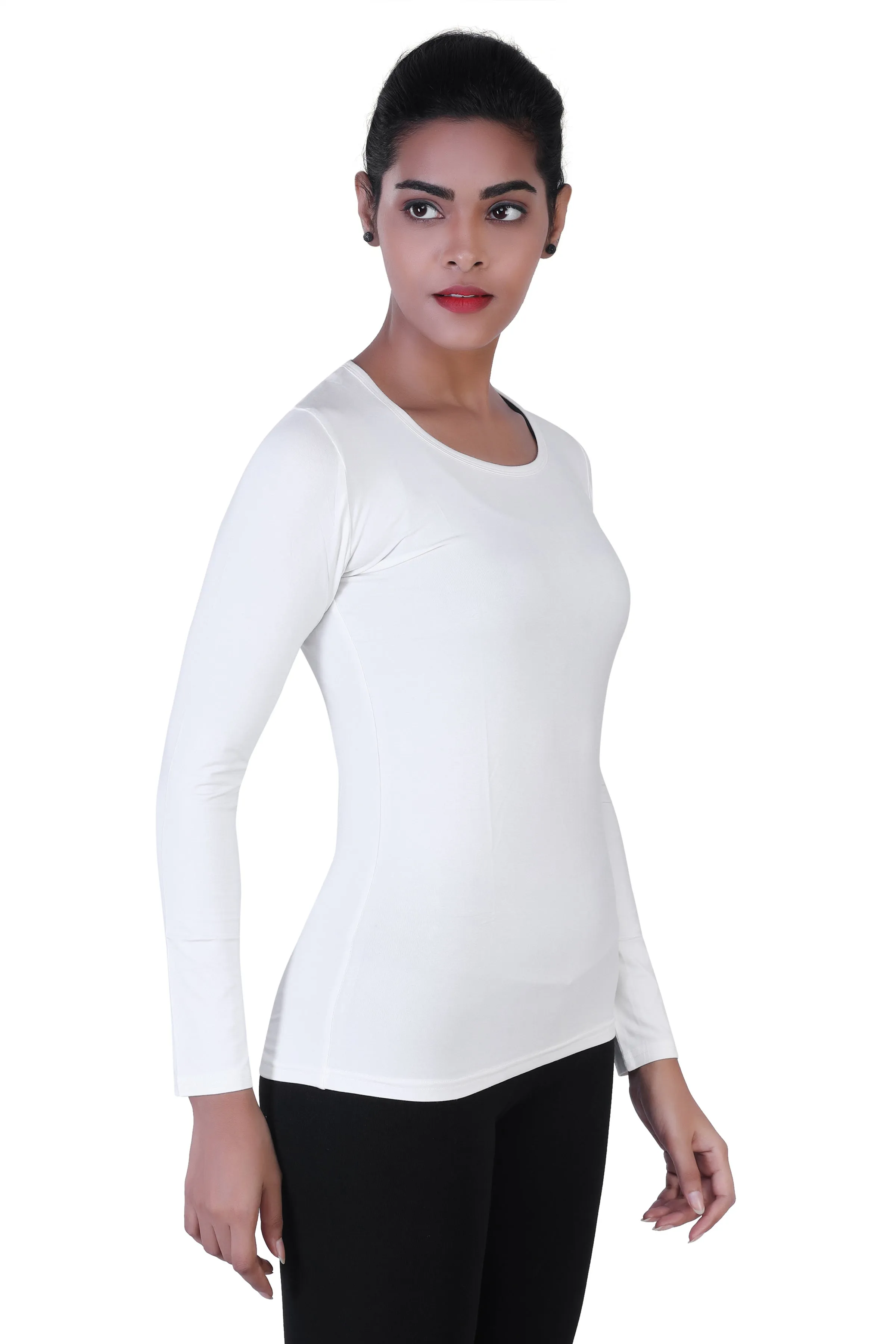 WOMEN'S ESSENTIAL BASIC LONG SLEEVES T-SHIRT