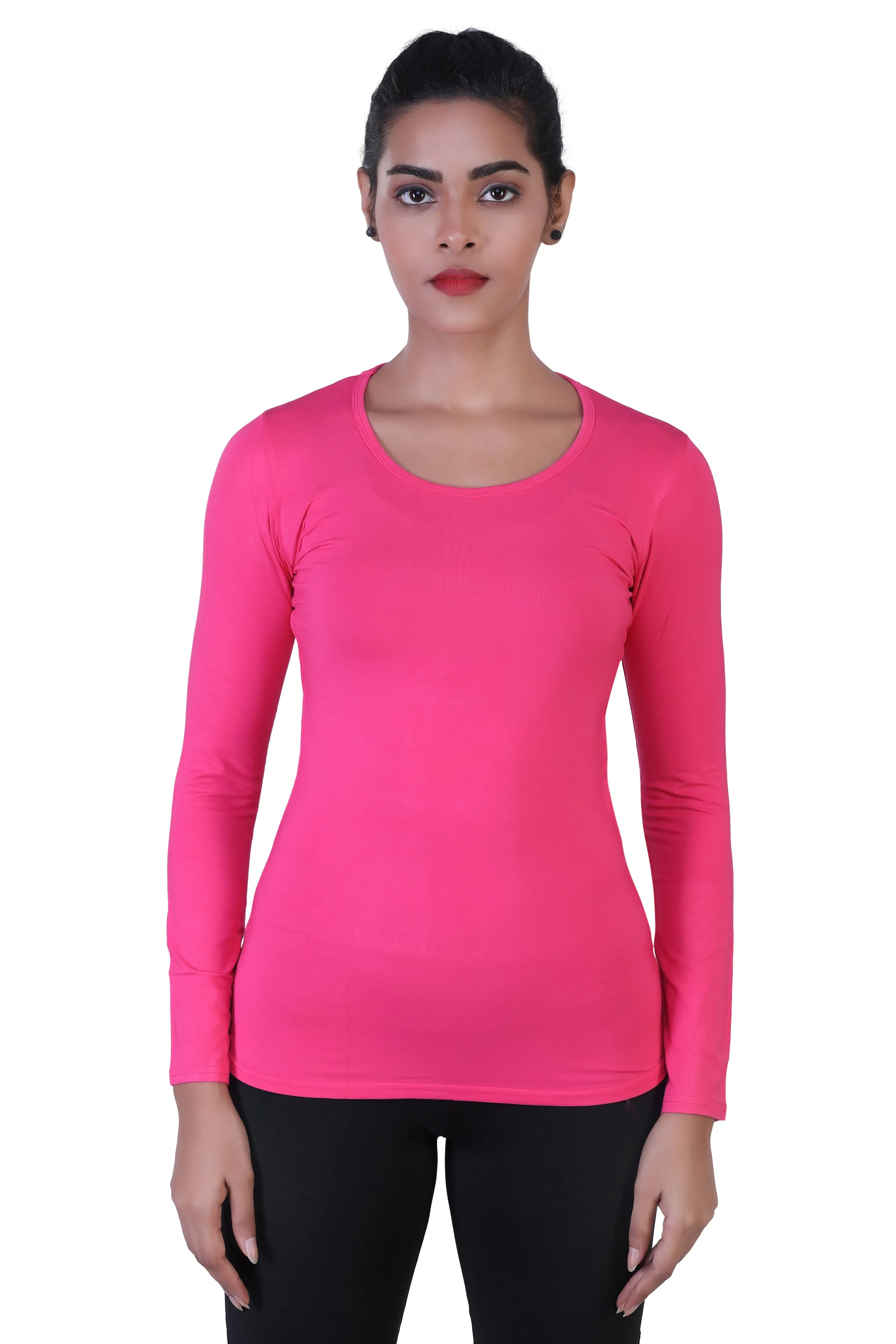 WOMEN'S ESSENTIAL BASIC LONG SLEEVES T-SHIRT