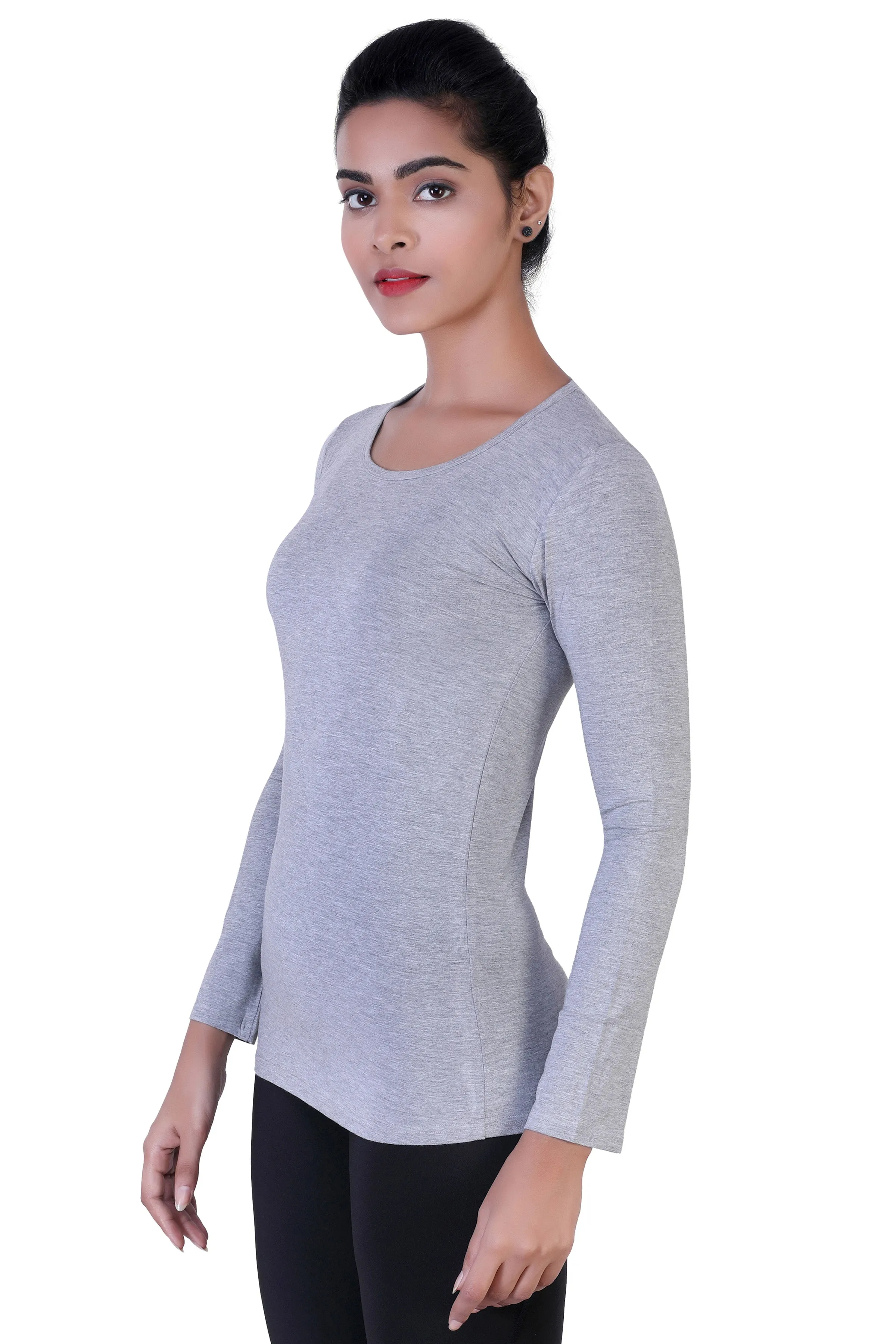 WOMEN'S ESSENTIAL BASIC LONG SLEEVES T-SHIRT