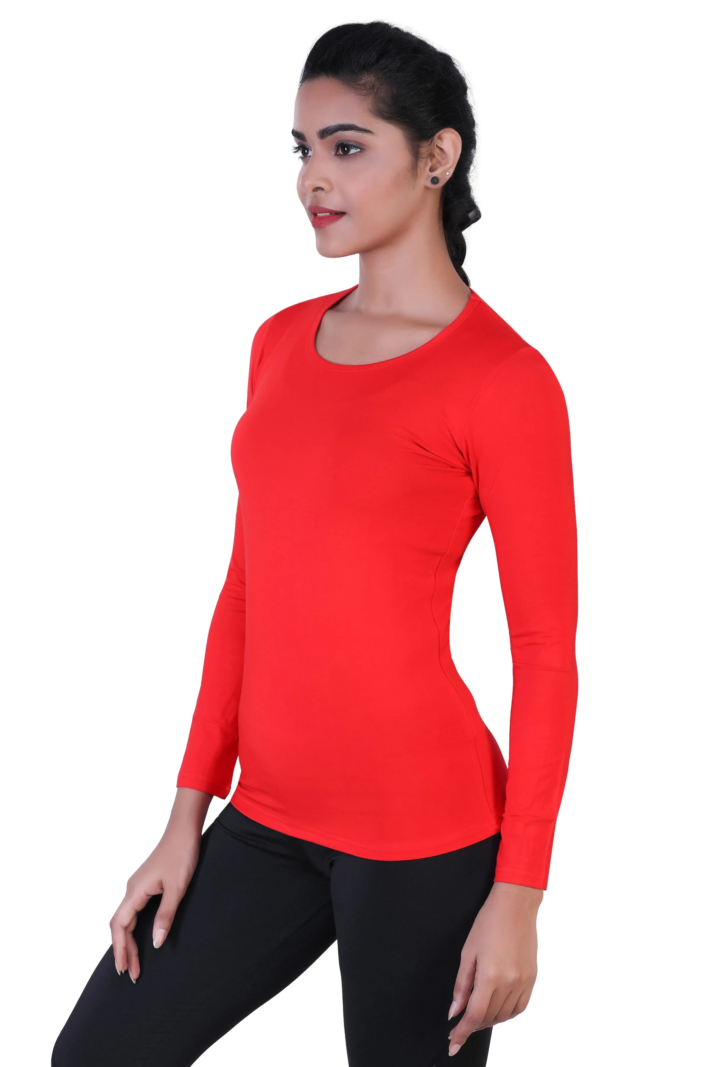 WOMEN'S ESSENTIAL BASIC LONG SLEEVES T-SHIRT