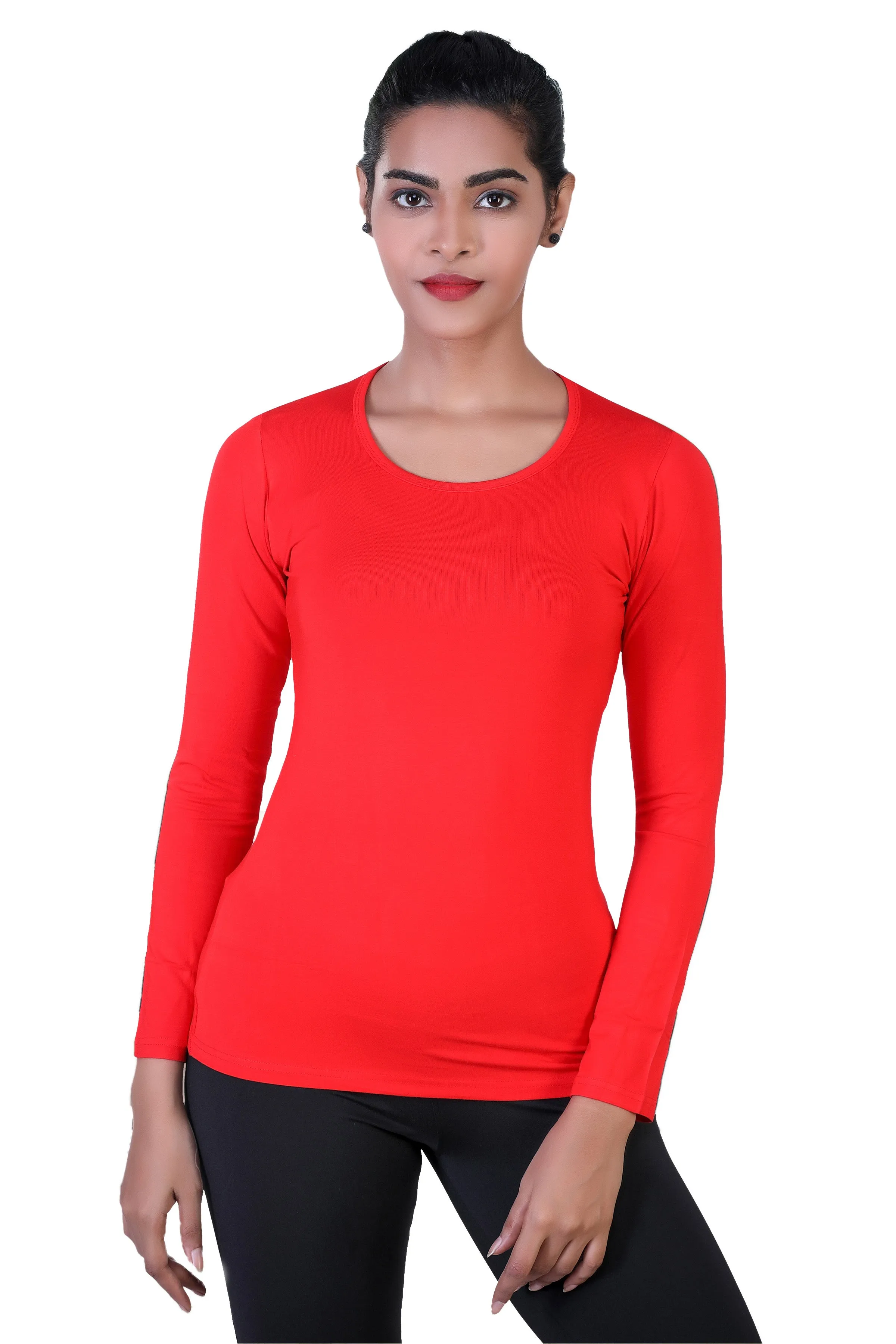 WOMEN'S ESSENTIAL BASIC LONG SLEEVES T-SHIRT