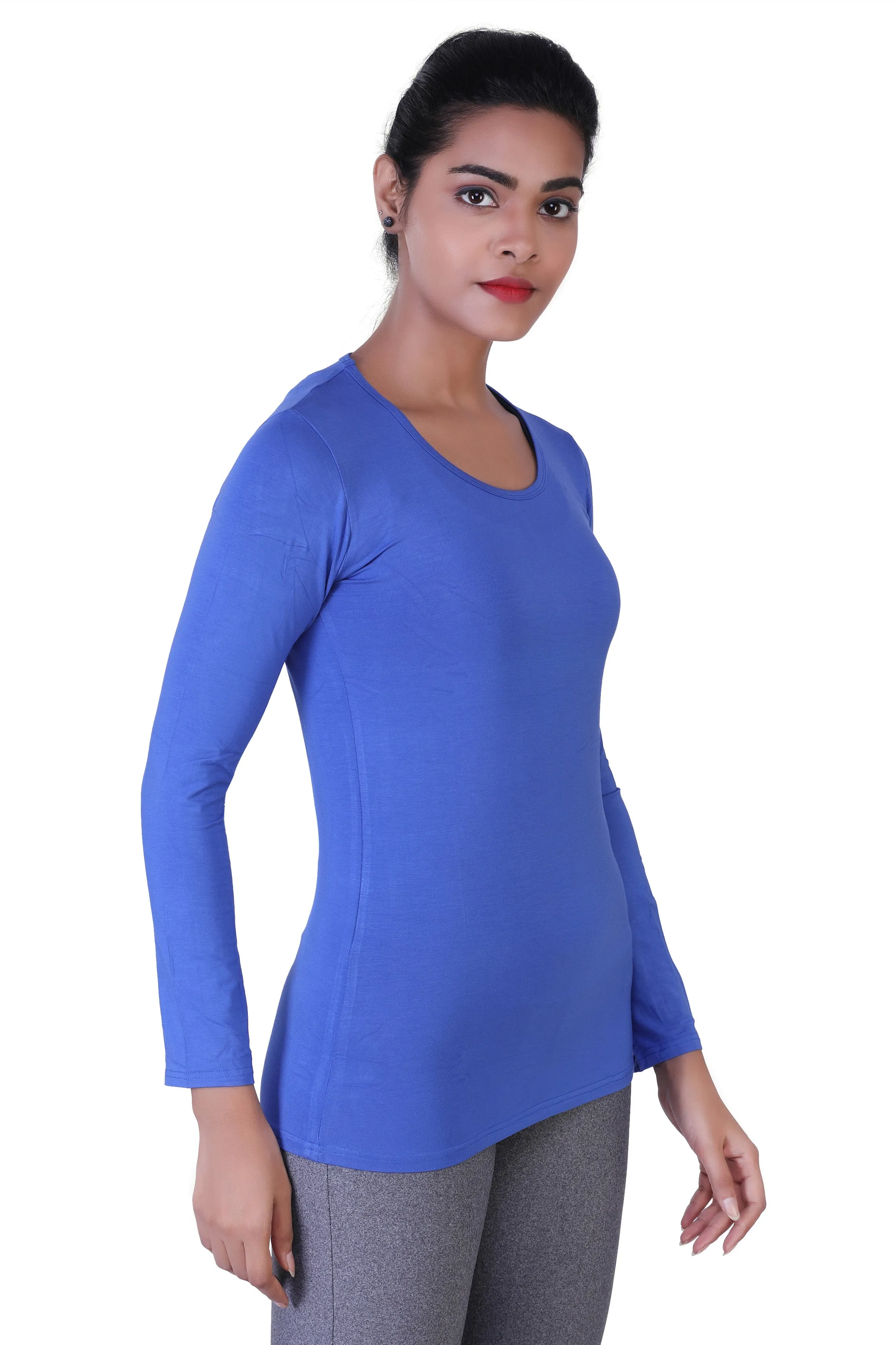 WOMEN'S ESSENTIAL BASIC LONG SLEEVES T-SHIRT