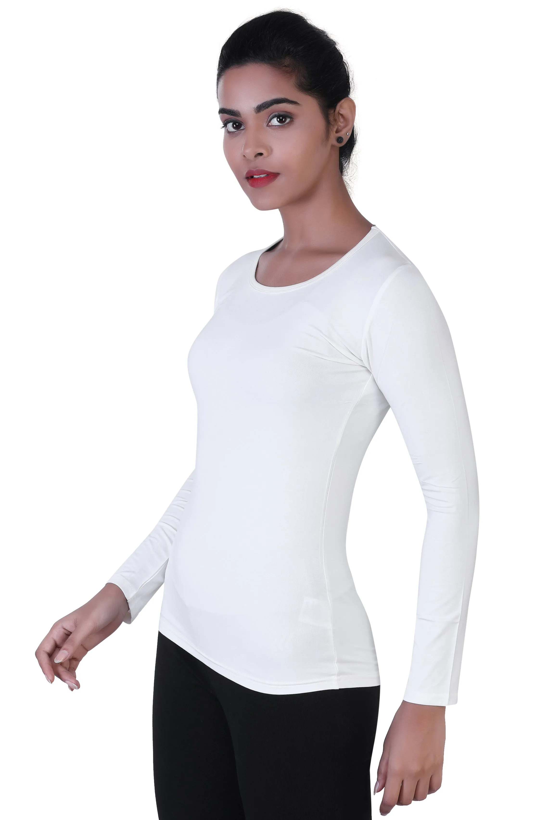 WOMEN'S ESSENTIAL BASIC LONG SLEEVES T-SHIRT