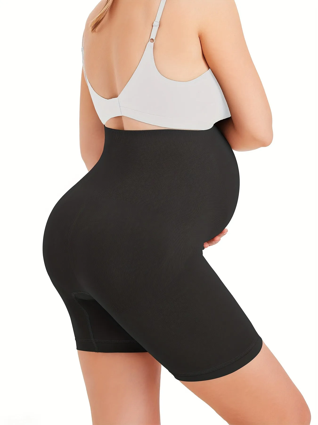 Women's Maternity Solid Underwear Stretchy Briefs