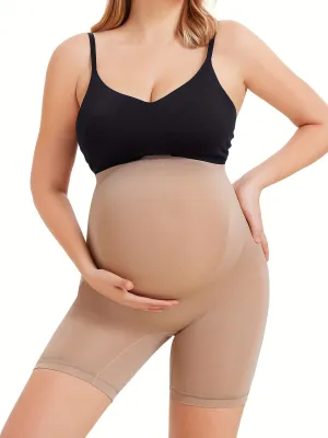 Women's Maternity Solid Underwear Stretchy Briefs