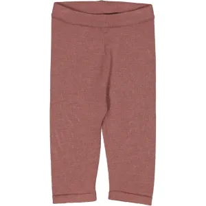 Wool Knit Trousers Neel - rose brown