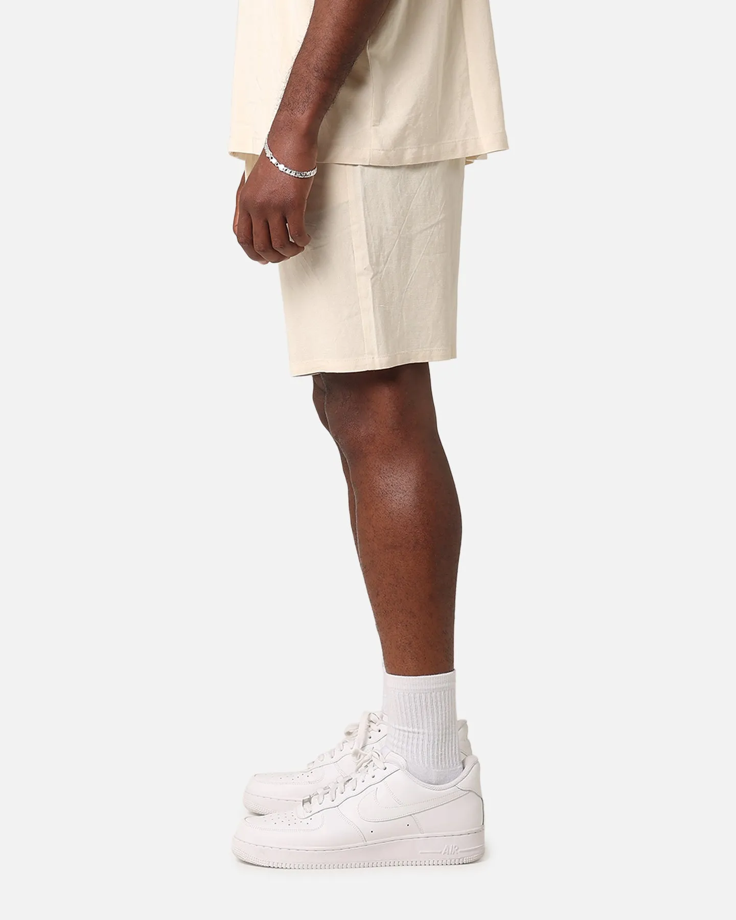 XXIII Ezrah Linen Shorts Off White