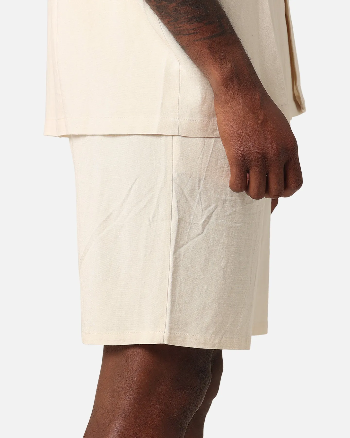 XXIII Ezrah Linen Shorts Off White