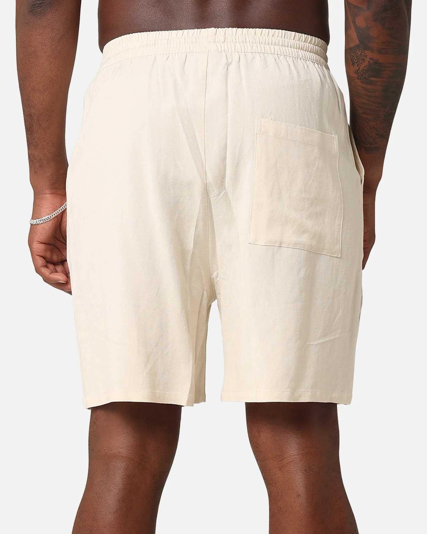 XXIII Serene Linen Shorts Off White