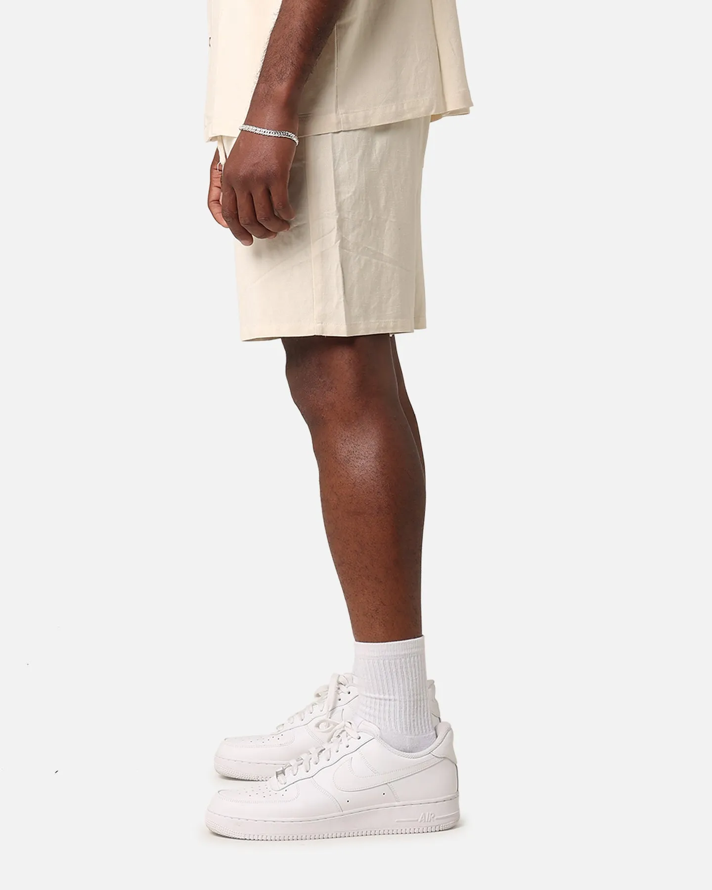 XXIII Serene Linen Shorts Off White