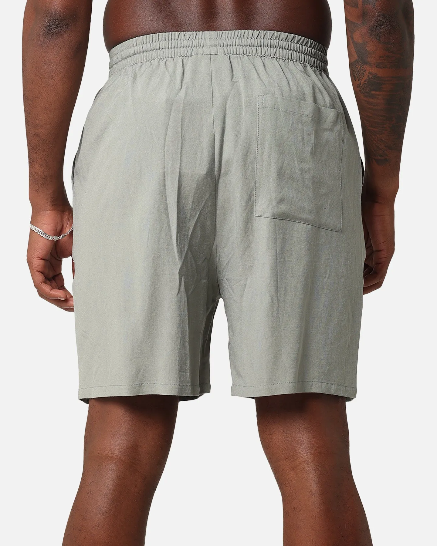 XXIII Serene Linen Shorts Sage Green